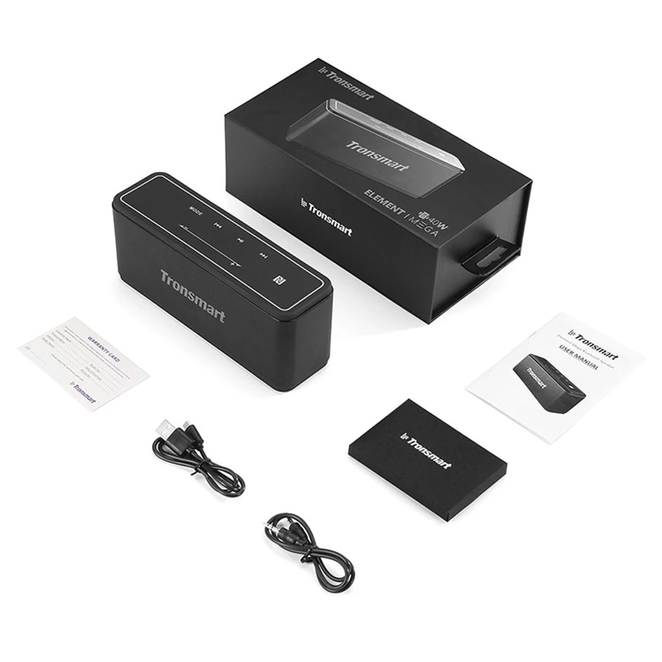 Tronsmart Mega TWS Bluetooth 5,0 динамик 40 Вт наружная Портативная колонка Беспроводная колонка 3D цифровой звук сенсорное управление Саундбар