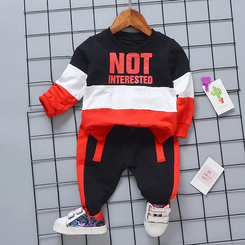 Infant Children Boys Girls Autumn Sport Hoody Pant Clothing Set Baby Kids Clothes Costume Outfit Suit Toddler Tracksuit Clothing baby outfit matching set