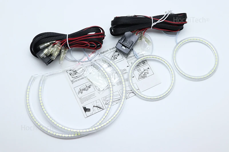 Для Chevrolet Chevy Camaro 2010 2011 2012 2013 супер яркий белый цвет 3528 SMD комплект светодиодов «глаза ангела» дневной ходовой светильник DRL