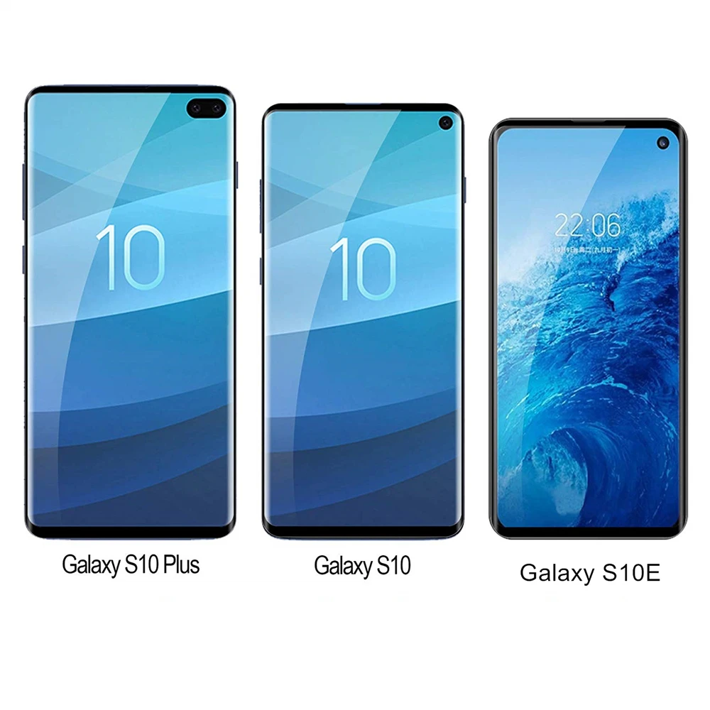 100D полностью изогнутое защитное закаленное стекло для samsung Galaxy S7 S8 S9 S10 Plus S10E Note 8 9 10 Pro Защитная пленка для экрана