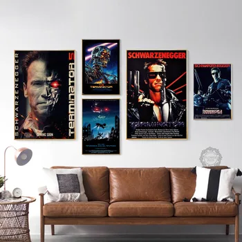 

Classic Movie The Terminator Home Room Wall Decoration Vintage Canvas Poster And Prints Paintings Printed Wall Decor