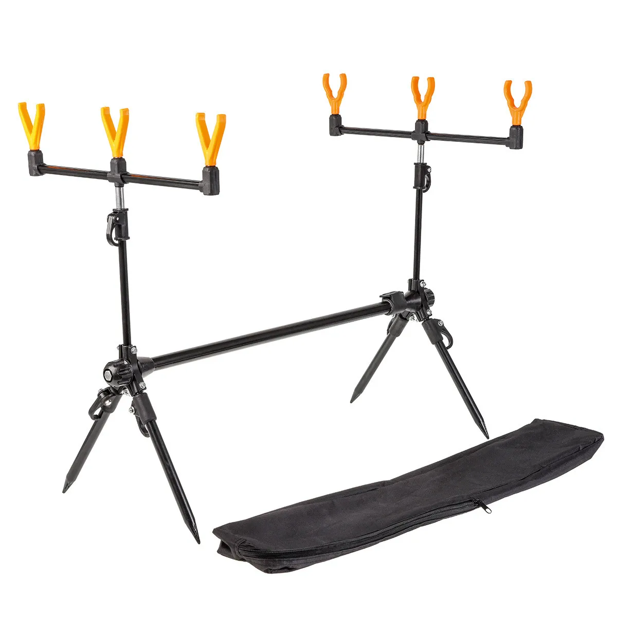 

Fishing Rod Stand Adjustable Retractable Pod Stand Holder Fishing Pole Stand Tackle Accessory Bracket