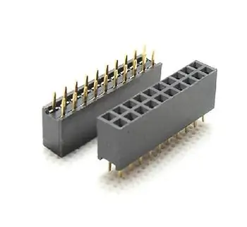 

20PCS 2x10 20Pin 2.54mm Double Row Female Straight Header Pitch Socket Pin Strip DIY electronics