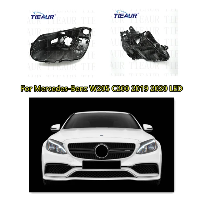 Headlight Base For Mercedes-Benz W213 E-class 2016~2020 Headlamp House Car  Lights Rear Base Auto Headlight Back Support - AliExpress