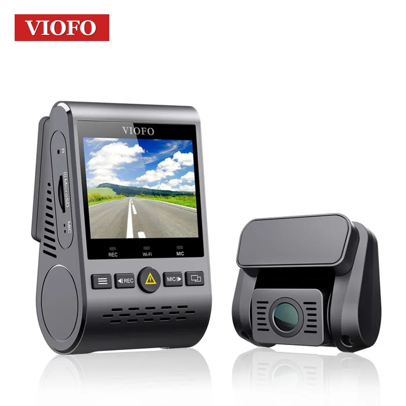 Видеорегистратор VIOFO A129 Duo двухканальный 5 ГГц Wi Fi Full HD датчик камеры IMX291 двойной