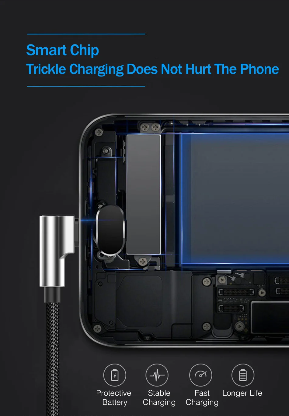 YKZ L образный кабель типа C Быстрая зарядка usb type-C кабель для передачи данных 90 градусов провод из цинкового сплава для samsung Xiaomi OnePlus USB C кабель