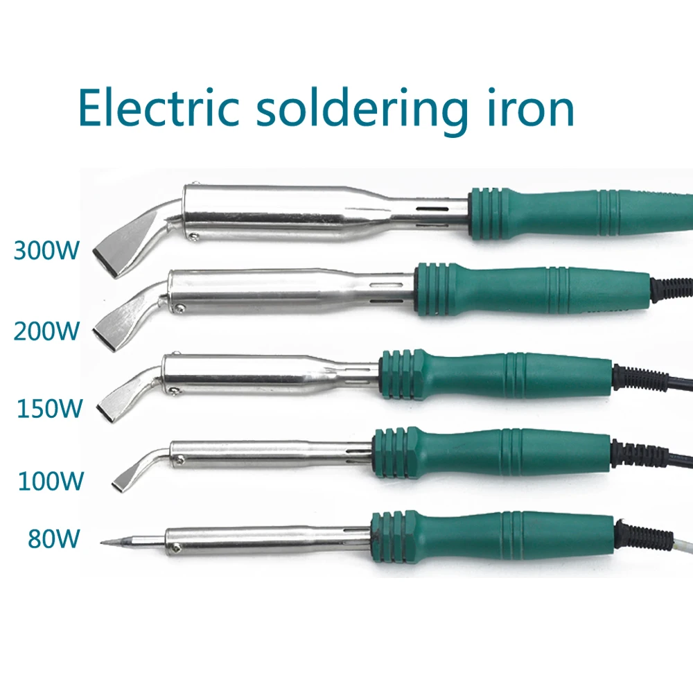 300W/200W/150W/100W/80W Electric Soldering Irons Welding Solder Fast Heating Pencil for Jewelry DIY Welding Tips Repair Tool