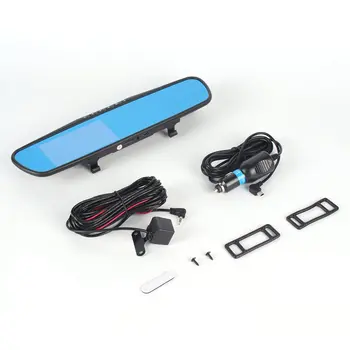 

4.3 Inch TFT Display 170 Degree Wide Angle Car Rearview Mirror Monitor Car Parking Monitor Mirror With Night Vision Black
