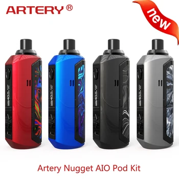 

Artery Nugget AIO Pod kit with 1500mAh Battery & RBA Coil & 2ml Capacity Tank Max 40W Box Mod Pod Kit vs Vinci X/ pal 2 pro