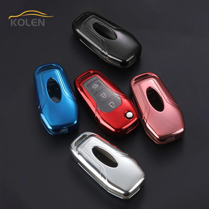 Soft TPU Car Remote Key Case Cover For Ford Fusion Mondeo Fiesta Escort Ranger Focus MK3 KUGA Ecosport Holder Shell Accessories - H6de9041ce57e4513a6e523d974bbe820w