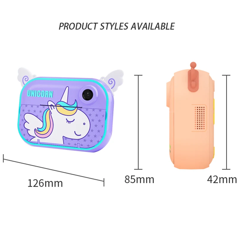 Kids Digital Camera Toys Digital Printing HD 1200W Pixel Recording WI-FI Suport Front And Rear Dual Instant Child Camera Present 6 Kids Digital Camera Toys Digital Printing HD 1200W Pixel Recording WI-FI Suport Front And Rear Dual Instant Child Camera Present 6