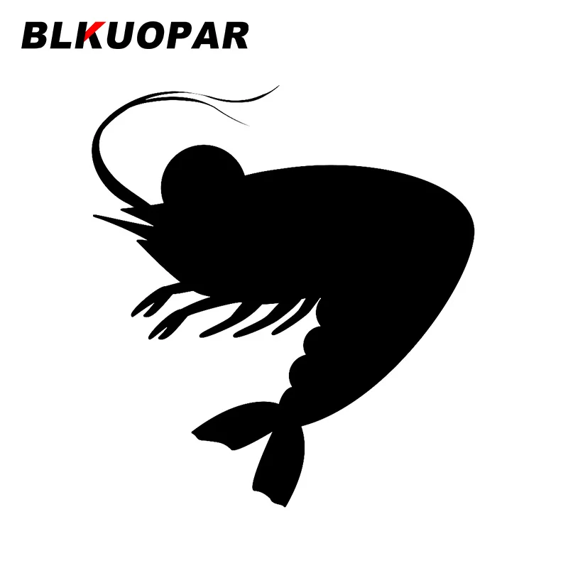 

BLKUOPAR для мультфильмов, креветки, контурные автомобильные наклейки, креативные высекальные наклейки, наклейки, наклейки для багажа, скейтборда, водонепроницаемые товары для творчества
