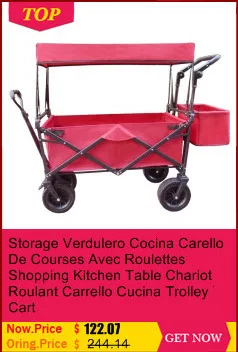 Складные Карро Compra торговый кухонный стол Carrello Cucina Mesa Cocina De Courses Avec roulets колесница Roulant тележка