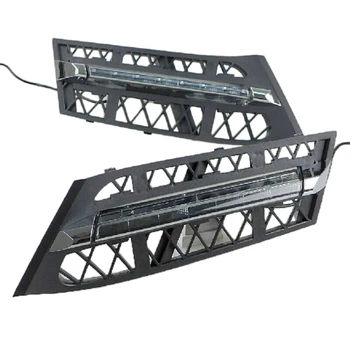 

White LED Daytime Running Front Fog Lights DRL for BMW 5-Series GT 2009-2012
