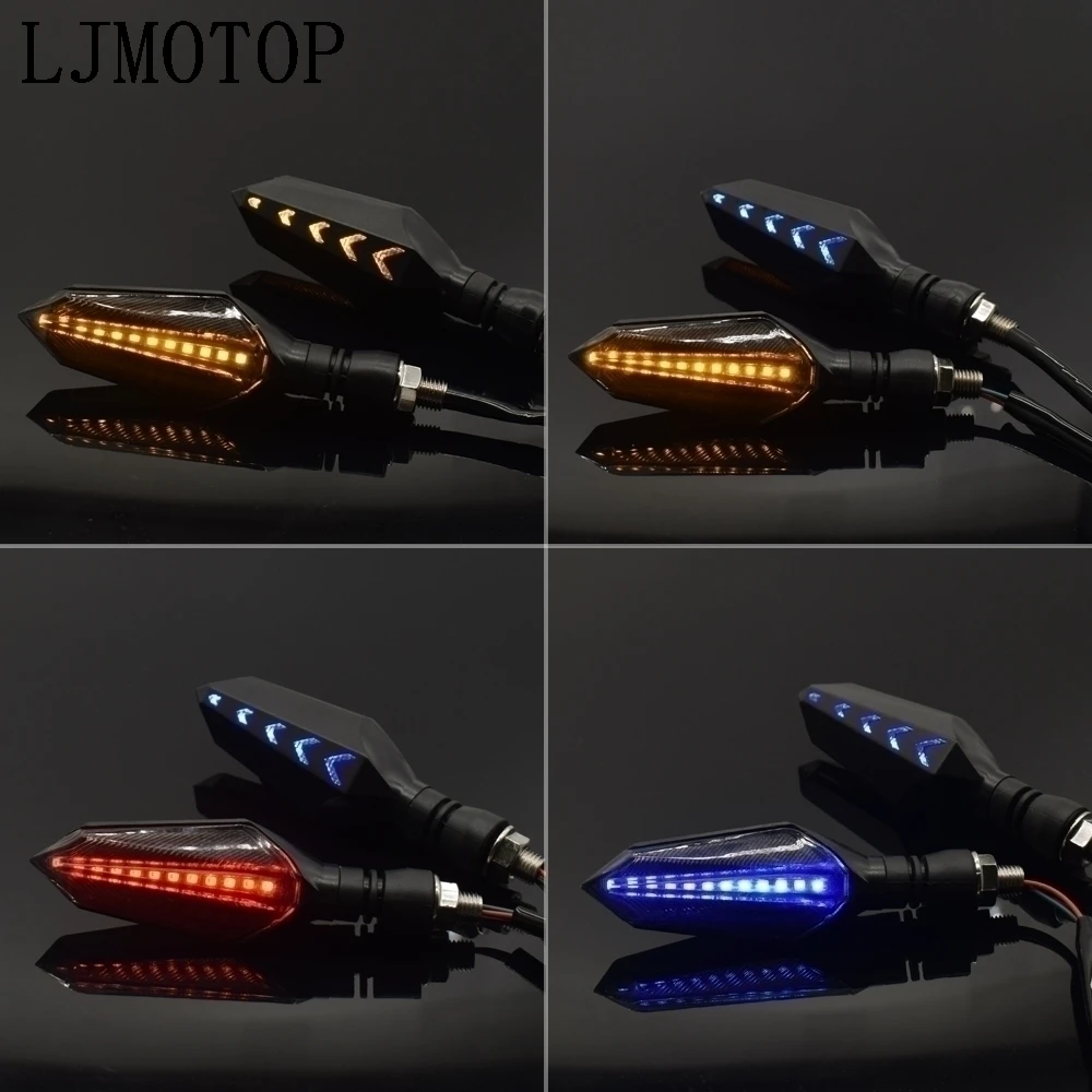 Flowing Indicators Amber and Blue MasoAuto Universal Motorcycle 17LED Flashing Lamp Turn Signal Lights 2PCS 8mm Flowing Indicators Amber and Blue MasoAuto Universal Motorcycle 17LED Flashing Lamp Turn Signal Lights 2PCS 8mm