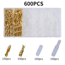 

4.0mm Bullet Crimped Crimping Connection Terminals Connector Wire Insulating Sleeves Car Motorcycle Brass Socket Electrical plug