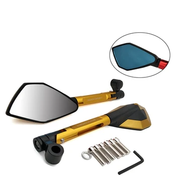 

For Honda Hornet CB599 CB600 250 PCX 125 150 CR80R 1 Pair Motorcycle Rearview Mirror moto CNC Side Mirrors Motorbike Accessories