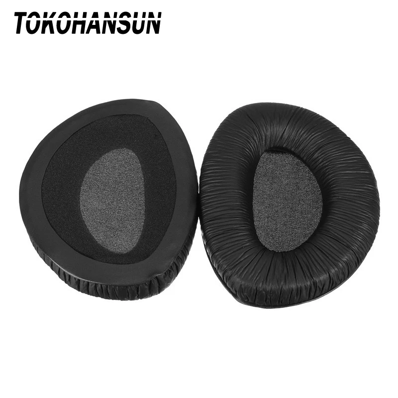 TOKOHANSUN Black Headphone Cushions Replacement Ear Pads Cushion For Sennheiser HDR160 HDR170 HDR180 160 170 Headphone Earpads
