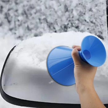 

Auto Car Magic Window Windshield Car Ice Scraper Shaped Funnel Snow Remover Tools Deicer Cone Deicing Tool