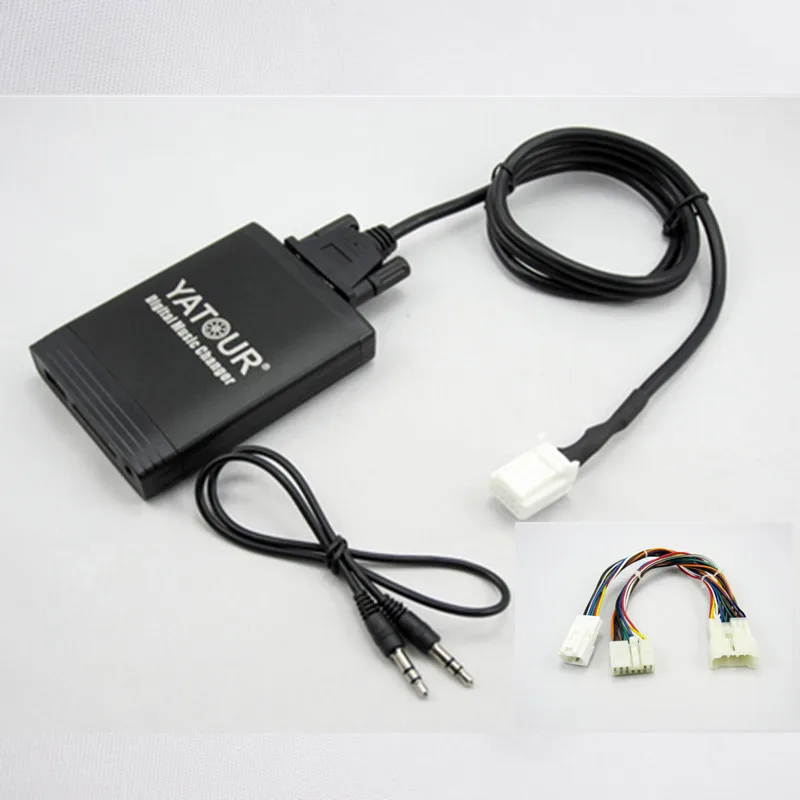 Yatour yt-m06 Car Audio for 1998-2002 Toyota Harrier /Lexus RX300 With YT-SBY cable Digital Music Changer USB SD AUX Adapter | Автомобили