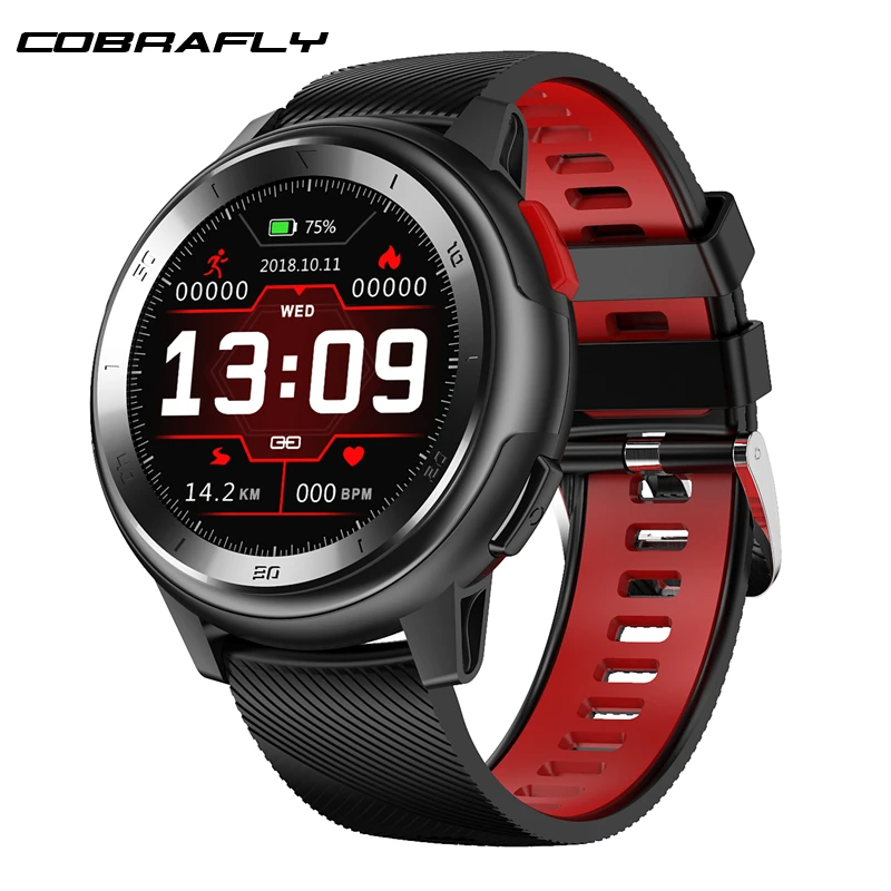 

Cobrafly DT68 Smart Watch Full Touch Round Screen IP68 Waterproof Fitnees Tracker ECG Heart Rate Sports Clock for Xiaomi Huawei
