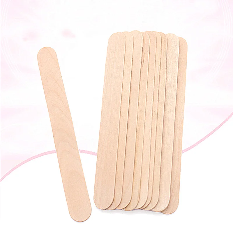 Special Offers Hair-Removal-Stick Wooden Spatula Medical-Body Tongue-Depressor Disposable Bamboo 10PCS 0KREmBdn