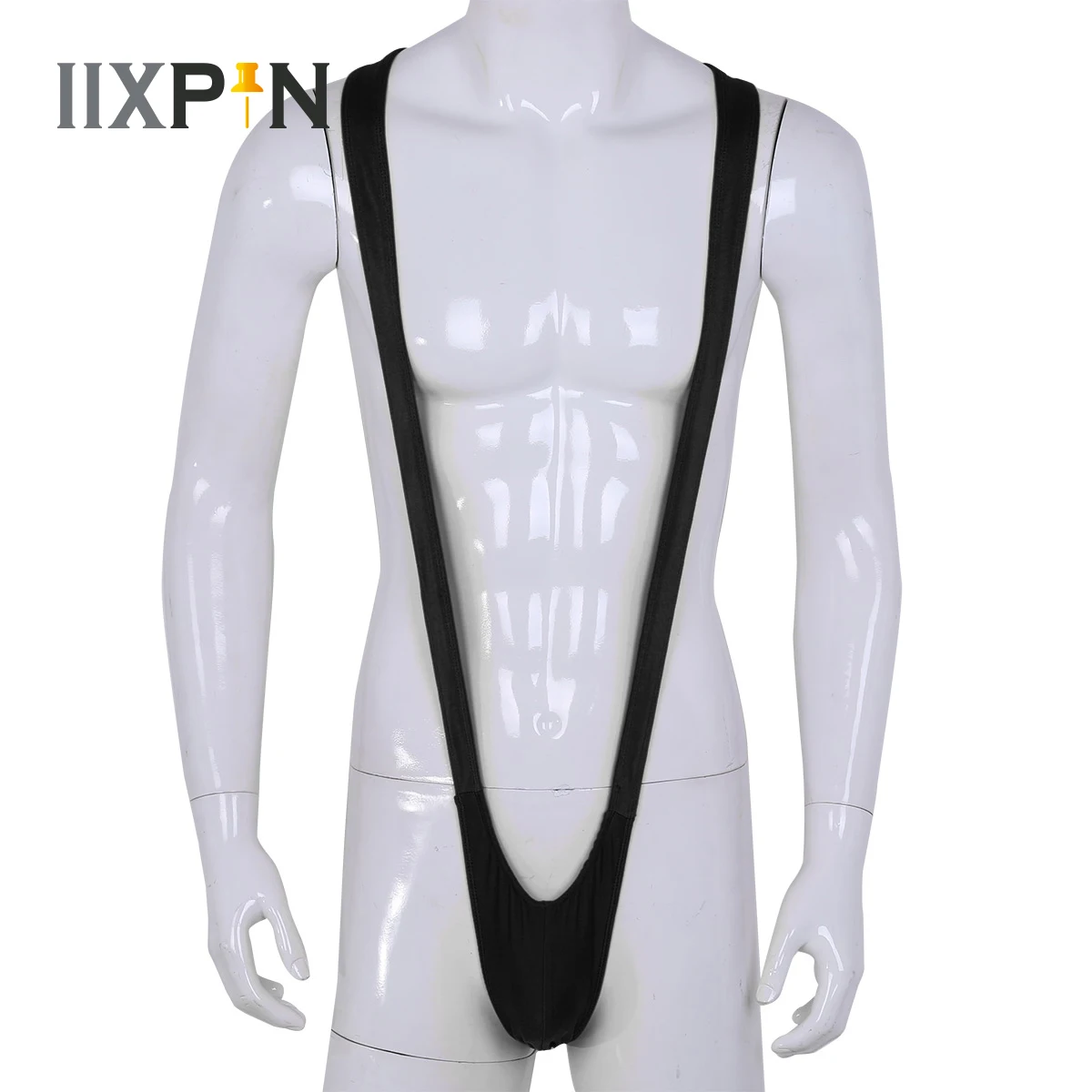 Costume Da Bagno Uomo Mankini Fluoro Sexy Elasticizzato Aperto Profondo Scollo A V Sospensorio Intimo Uomo Gay Perizoma Sexy Body Body Tuta