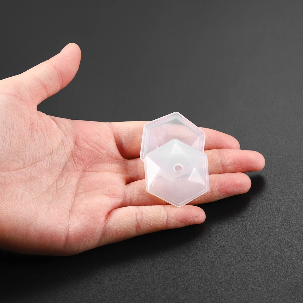 Crystal Making Resin Necklaces 1pcs Silicon Casting Mold For UV