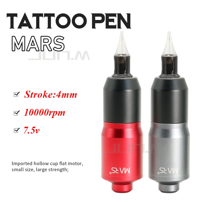 

Rotary Tattoo Short Machine Professional Liner & Shader Electric Strong Powerful Motor Quiet For Cartridge Needles Free Shipping