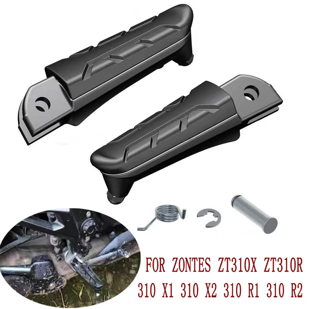 

Zontes 310 X ZT 310 R ZT Front Rear Footrest Motorcycle Footrest Foot Pegs For Zontes ZT310X 310X1 310X2 ZT310R 310R1 310R2
