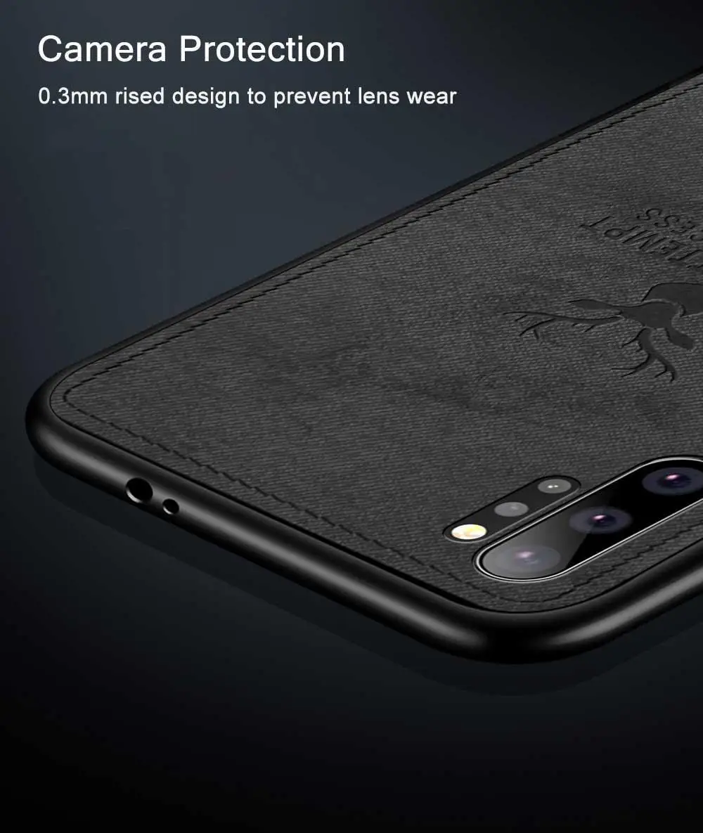 Мягкий чехол из ТПУ с ткань Олень чехол для телефона для samsung Galaxy Note 10 Pro A70 A50 A30 A20 M30 M20 S10E S10 S9 S8 A6 A8 плюс A9 A7 крышка