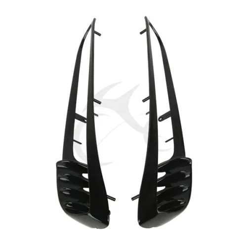 Пара ABS черная обшивка радиатора Bezels для Harley Davidson V-Rod VRSCA VRSCB VRSCD