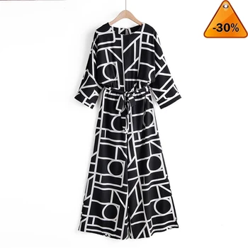 

Pattern Women White Print Split Big Size Blouse New Lapel Long Sleeve Loose Fit Shirt Fashion Spring Autumn 2020