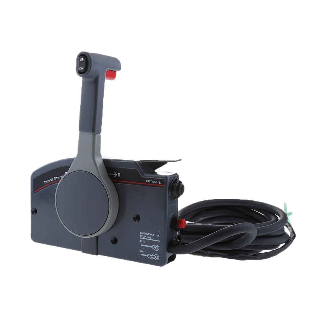 Boat Outboard Engine Side Mount Remote Control Box with 10 Pin for 703-48205-16 Remote Control Box