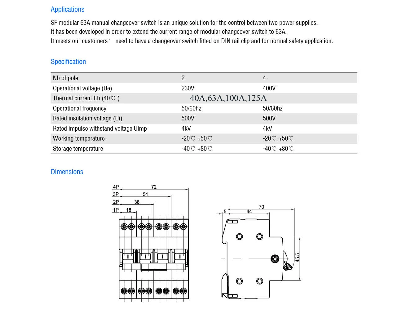 light switch wifi 3 Position ON-OFF-ON Change over Isolator Switch Dual Power Module disconnector outdoor light switch timer