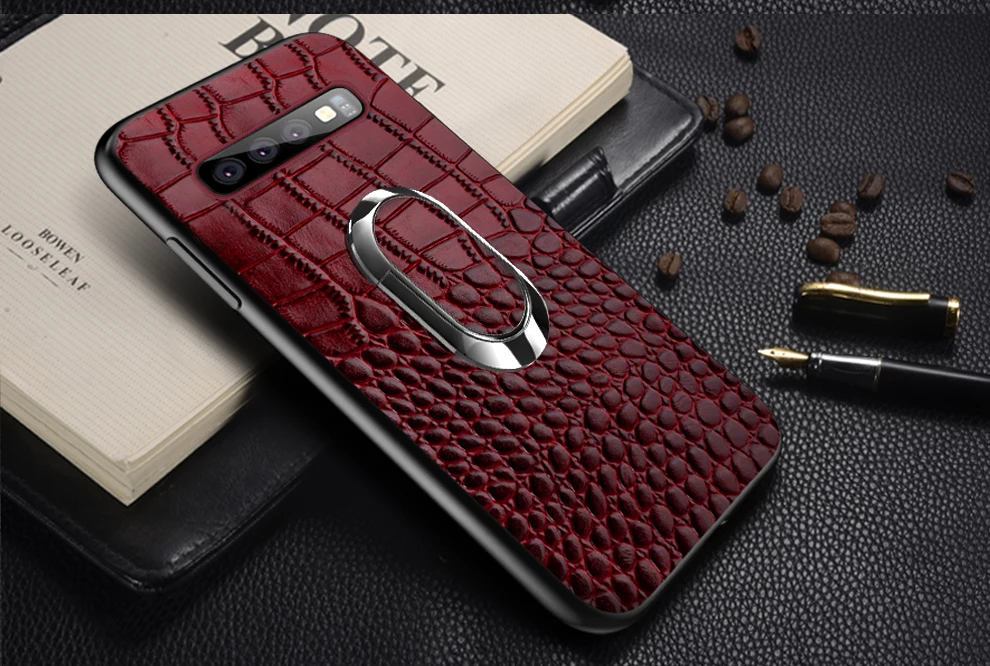 Натуральная кожа чехол для телефона для samsung s10 S9 s8 s7 360 полный защитный чехол для samsung a70 a50 a40 a30 a8 a7