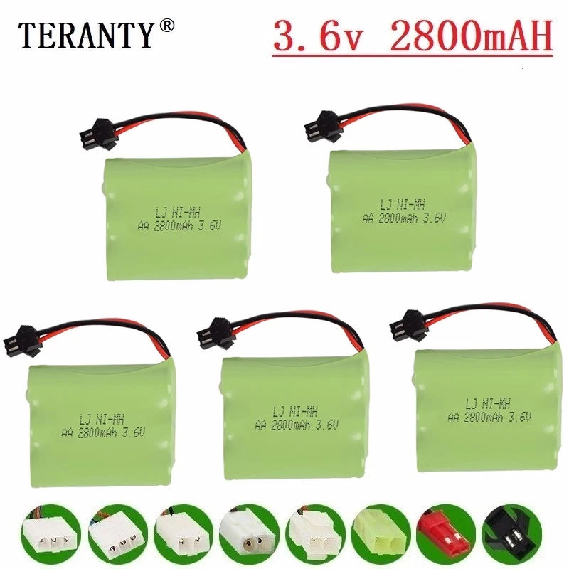 Batterie nimh 3 6v 2800mah 10 pi ces pour jouets rc voiture chars