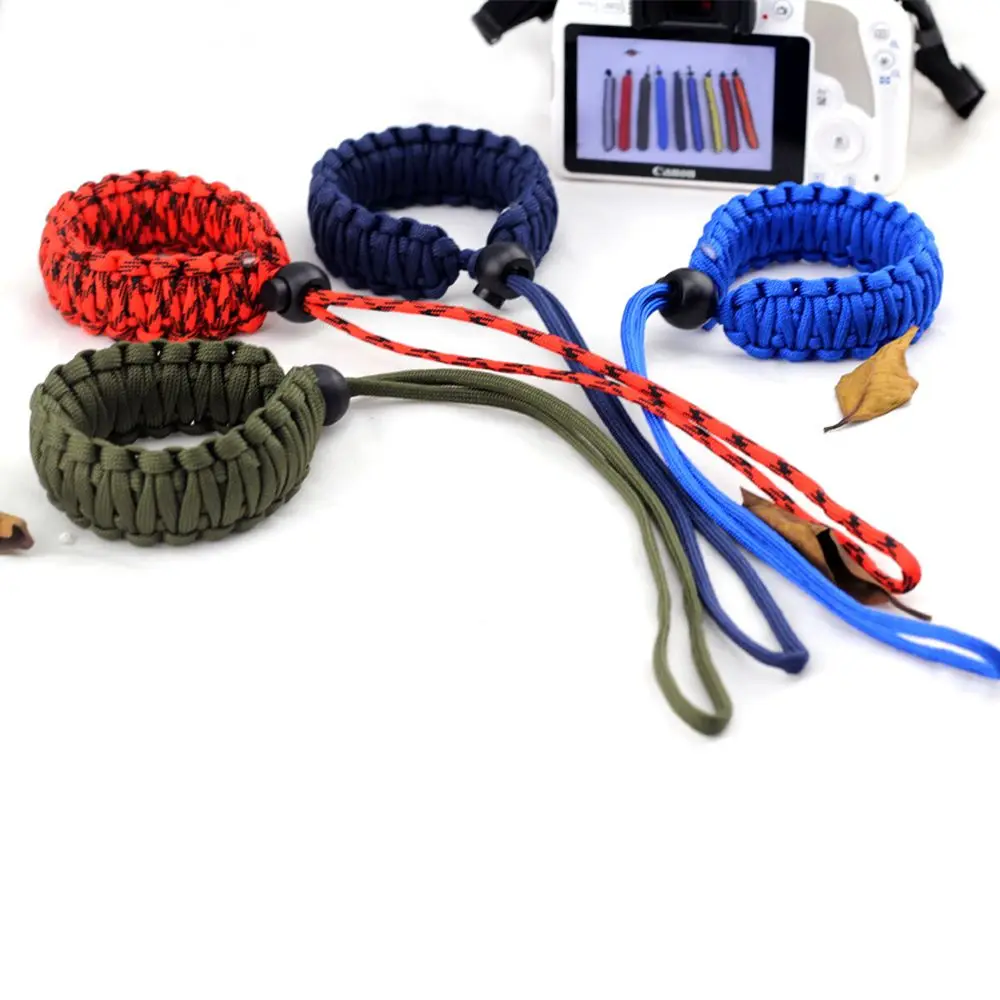 

23cm Nylon Adjustable Paracord Anti Lost Braided Wristband Paracord Plaited Rope EDC Outdoor Camping Survival Saving Bracelet