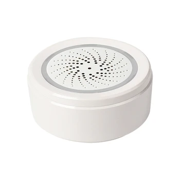 

Compatible WiFi Siren Alarm with Temperature and Humidity Sensor IFTTT Support Smart Life Remote Control Home Security