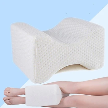

Memory Foam Knee Pillow Leg Shaping Pregnancy Pillow Sciatica Back Hip Joint Pain Relief Thigh Support Leg Pillows for Sleeping