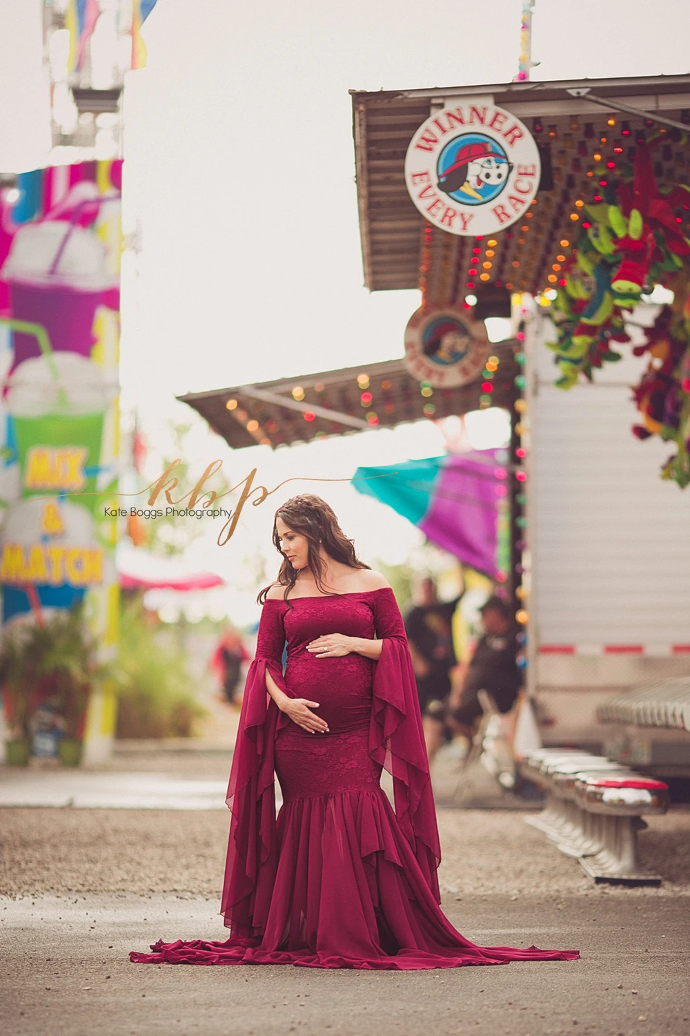 Mermaid Maternity Photography Props Dresses Lace Long Pregnancy Dress Ruffles Pregnant Women Maxi Maternity Gown For Photo Shoot (3)