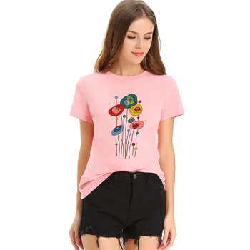 

2019 new fashion popular ladies beautiful casual T-shirts