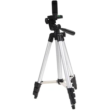 

50 Inch Aluminum Alloy Camera Tripod with Universal Smartphone Mount for iPhone, Samsung, and All Smartphones