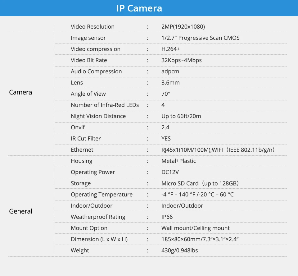 SANNCE 1080 P p IP камера HD Wi Fi беспроводной наблюдения Пуля Камара Открытый ИК Ночное Видение дома безопасности