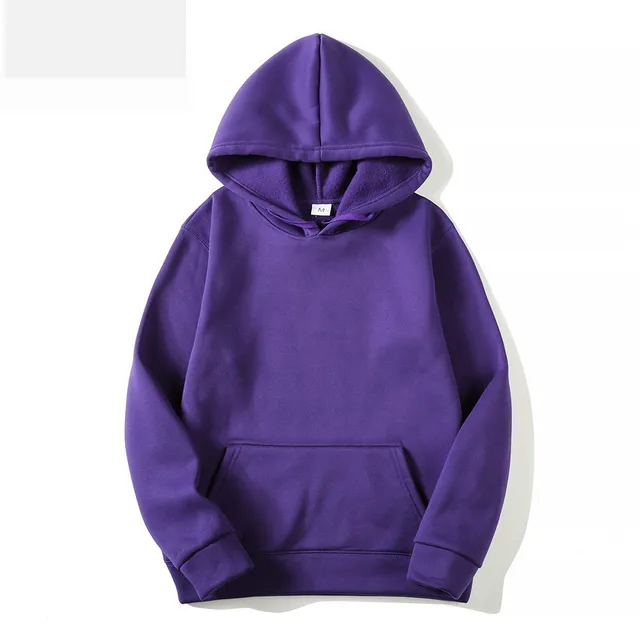 2021 Spring Autumn Fashion Brand Men's Hoodies Male Casual Hoodies Sweatshirts Solid Hoodies Sweatshirt Pullover and Sweatpants purple hoodie
