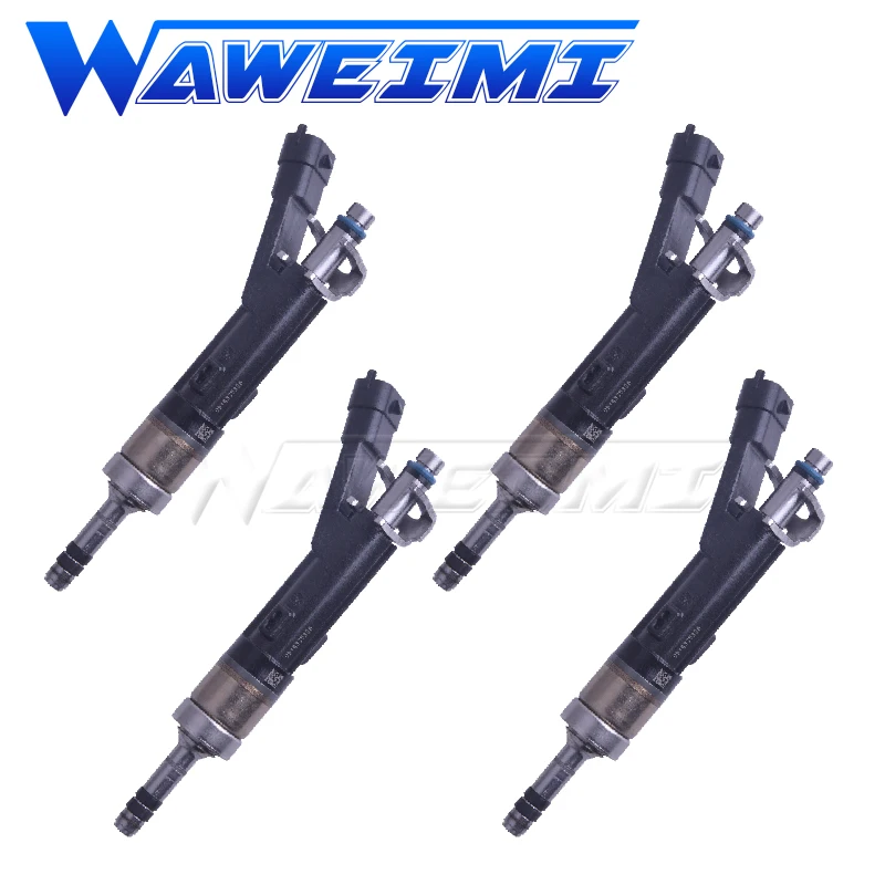 WAWEIMI 4x инжектор топлива Форсунка клапан 9810335380 для Citroen peugeot C3 C4 1,2 T двигатель 2012