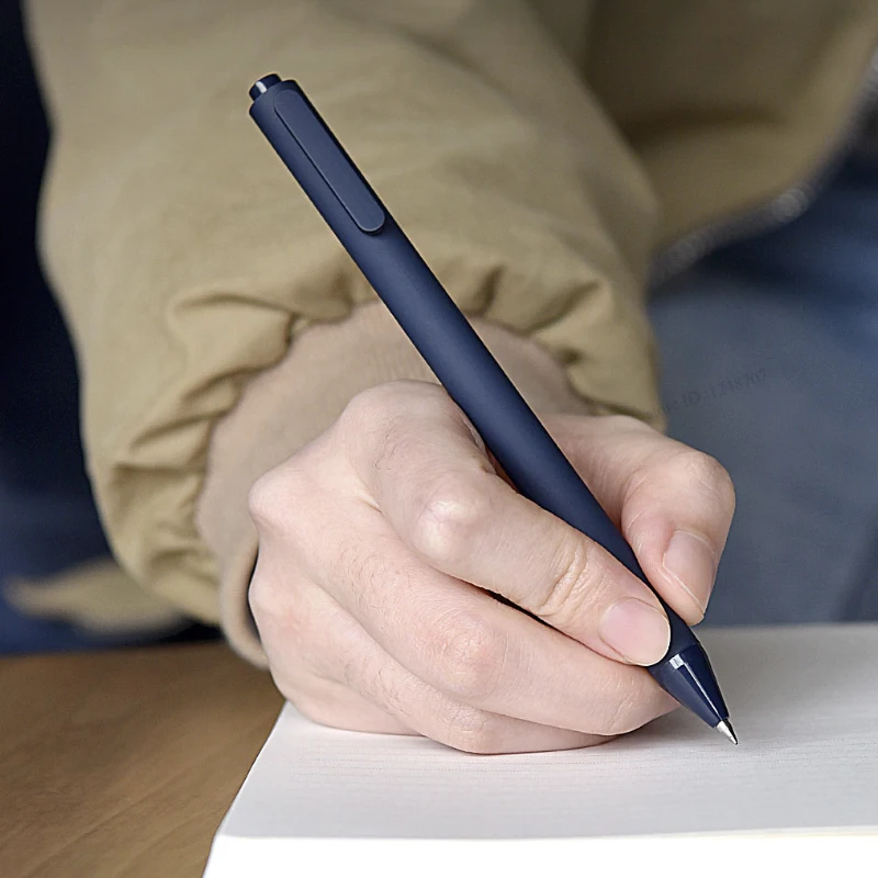 10 шт./упак. Xiaomi KACO ручка 0,5 мм ручка, ручка черный, белый цвет синий ABS Пластик гладкие чернила для студентов школы/офисных работников