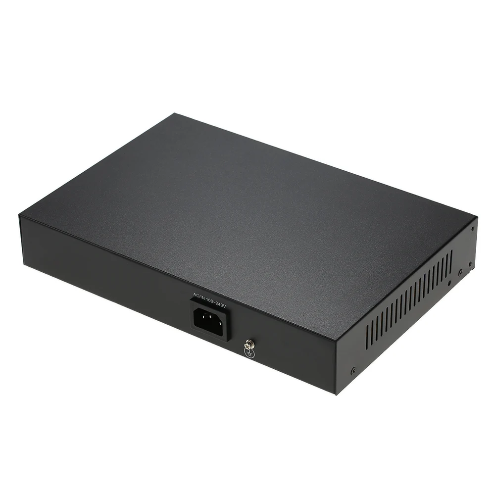 1+ 8 портов 100 Мбит/с PoE выключатель инъектор питания по Ethernet IEEE 802.3af для камер VoIP встроенный блок питания ЕС вилка
