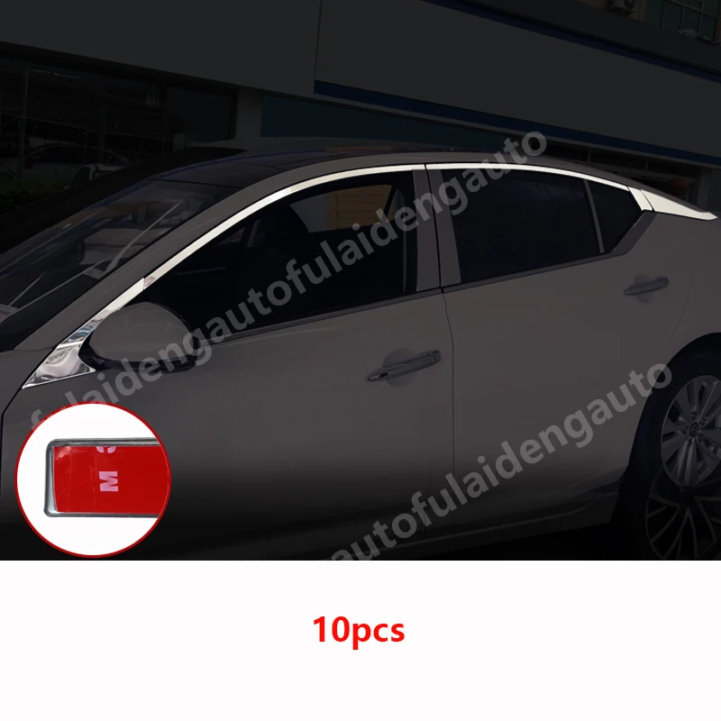 C Для Nissan Teana Altima- нержавеющая сталь дверь окно столб Подоконник Накладка отделка автомобиля аксессуары для укладки - Цвет: C