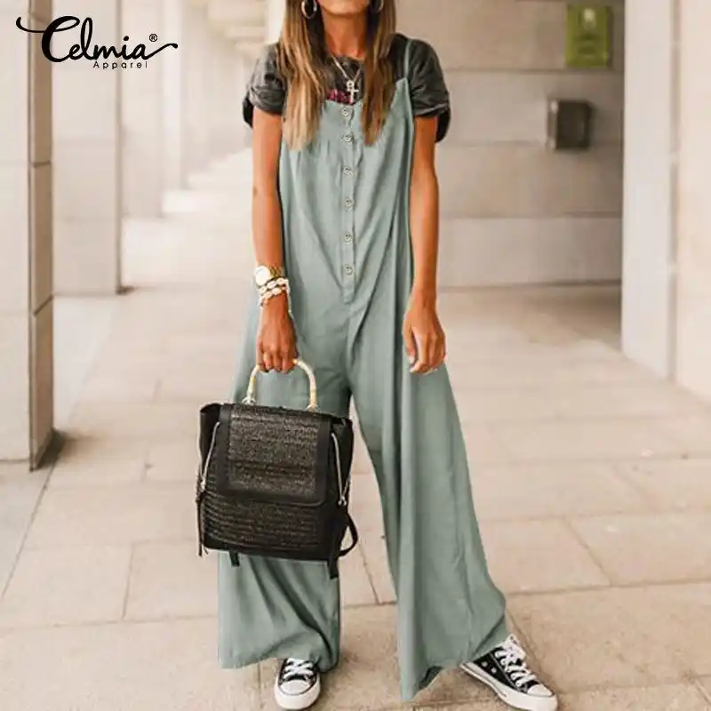 dungaree with palazzo